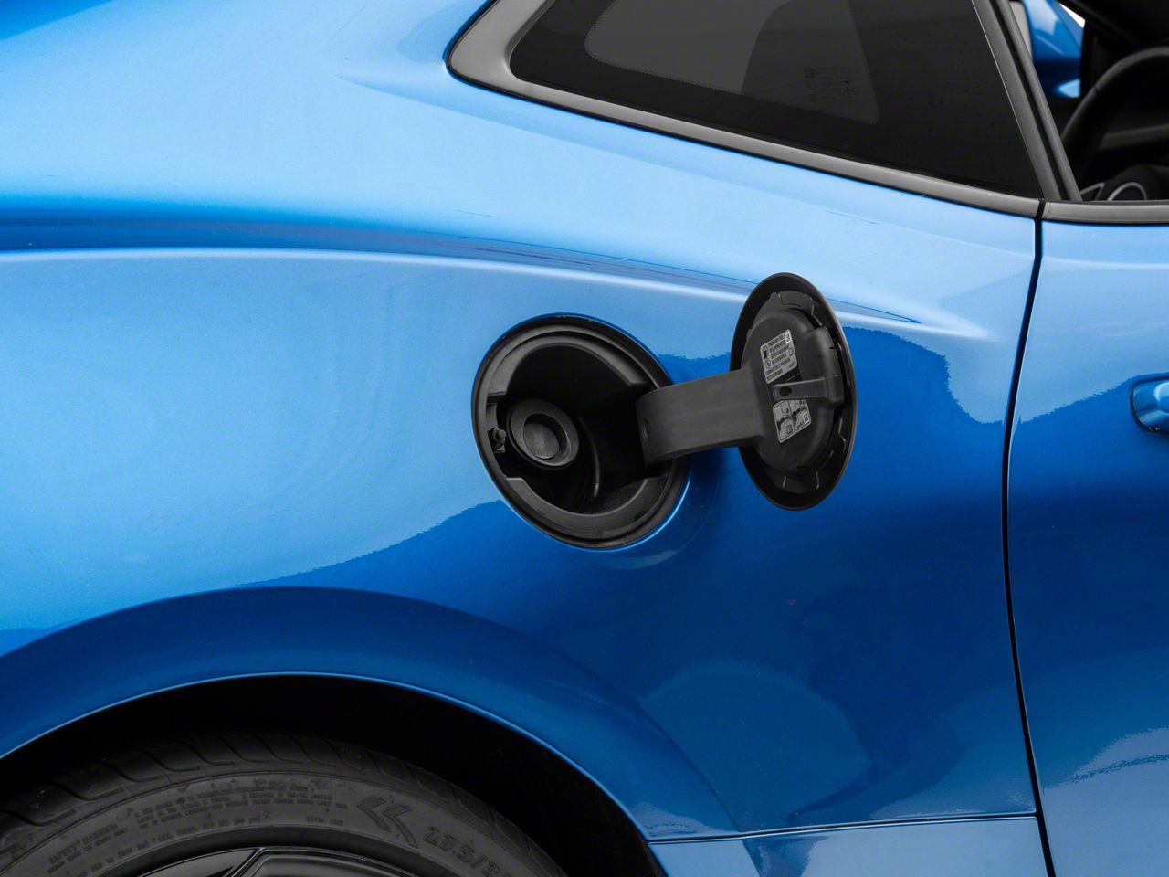 MP Concepts Camaro Old Glory Fuel Door; Matte Black CC2007 (16-24