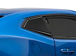 MP Concepts Quarter Window Scoops; Gloss Black (16-24 Camaro Coupe)