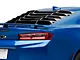 MP Concepts Rear Window Louvers; Gloss Black (16-24 Camaro Coupe)