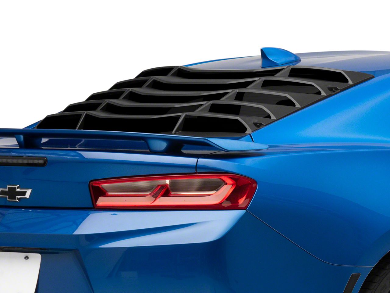 MP Concepts Camaro Rear Window Louvers; Matte Black CC2013 (1624 Camaro Coupe) Free Shipping