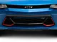 MP Concepts SS 50 Years Style Grille; Red (16-18 Camaro SS)
