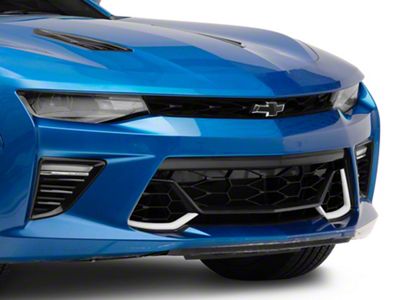 MP Concepts SS 50 Years Style Grille with LED Lighting; Silver (16-18 Camaro SS)