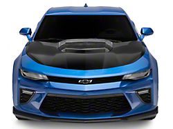 MP Concepts ZL1 Style Hood; Smoked Black Center (16-24 Camaro)