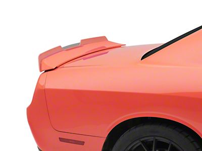 15-23 Dodge Challenger Black Rear Decklid Spoiler With Gurney Flap / Wickerbill - SDeelCase