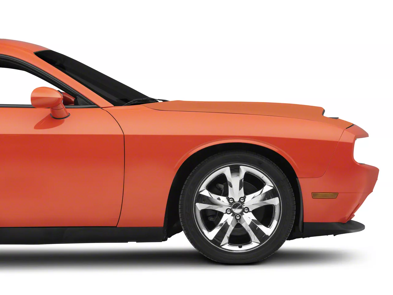 MP Concepts Challenger Aluminum Demon Style Hood; Unpainted MP Concepts Challenger Aluminum Demon Style Hood; Unpainted