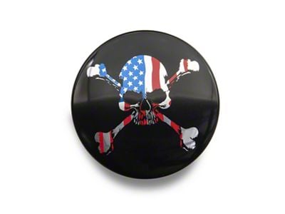 MP Concepts Center Caps for Factory Wheels; American Skull (15-23 Challenger)