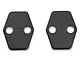 MP Concepts Door Striker Cover Set; Black (08-23 Challenger)