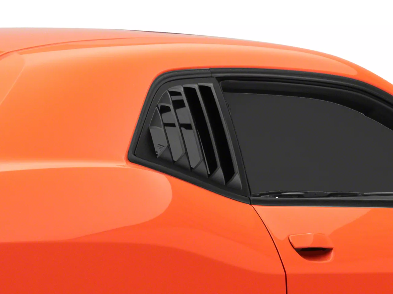 MP Concepts Challenger Quarter Window Louvers; Matte Black CH4982 (08