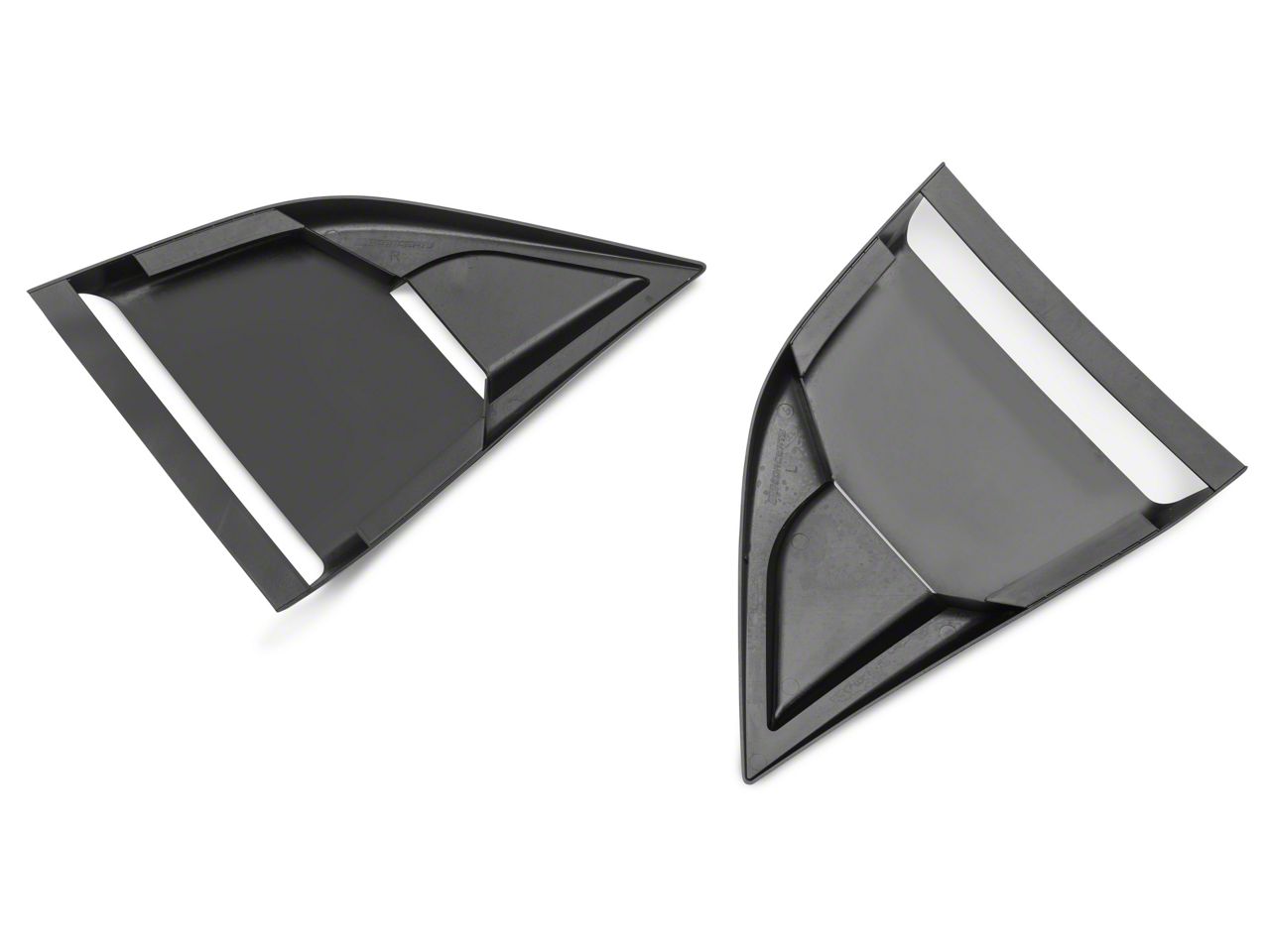 MP Concepts Challenger Quarter Window Scoops; Unpainted