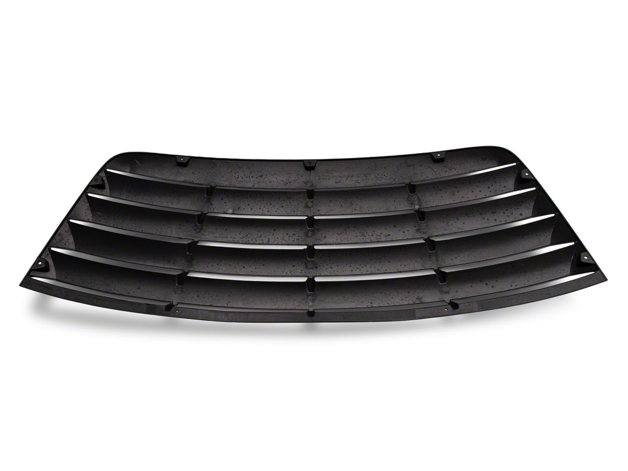 MP Concepts Challenger Rear Window Louvers; Gloss Black