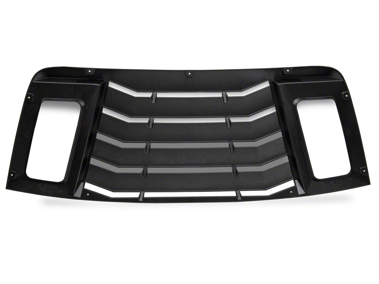 MP Concepts Challenger Rear Window Louvers; Gloss Black CH5112 (0823