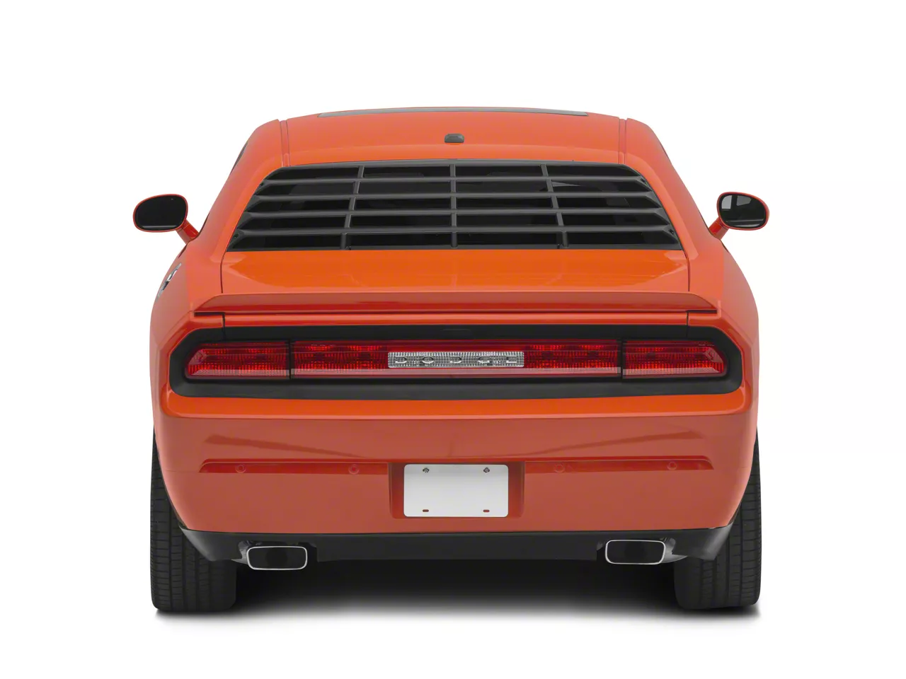 MP Concepts Challenger Rear Window Louvers; Matte Black CH317399 (08