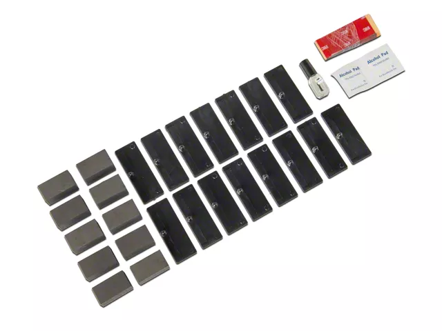 MP Concepts Replacement Rear Window Louvers Hardware Kit for CH5111 Only (08-23 Challenger)