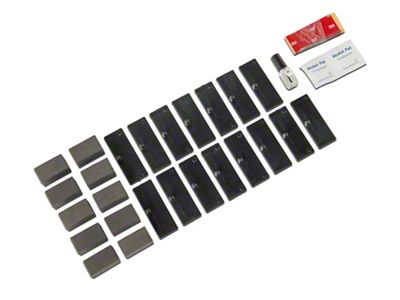 MP Concepts Replacement Rear Window Louvers Hardware Kit for CH5112 Only (08-23 Challenger)