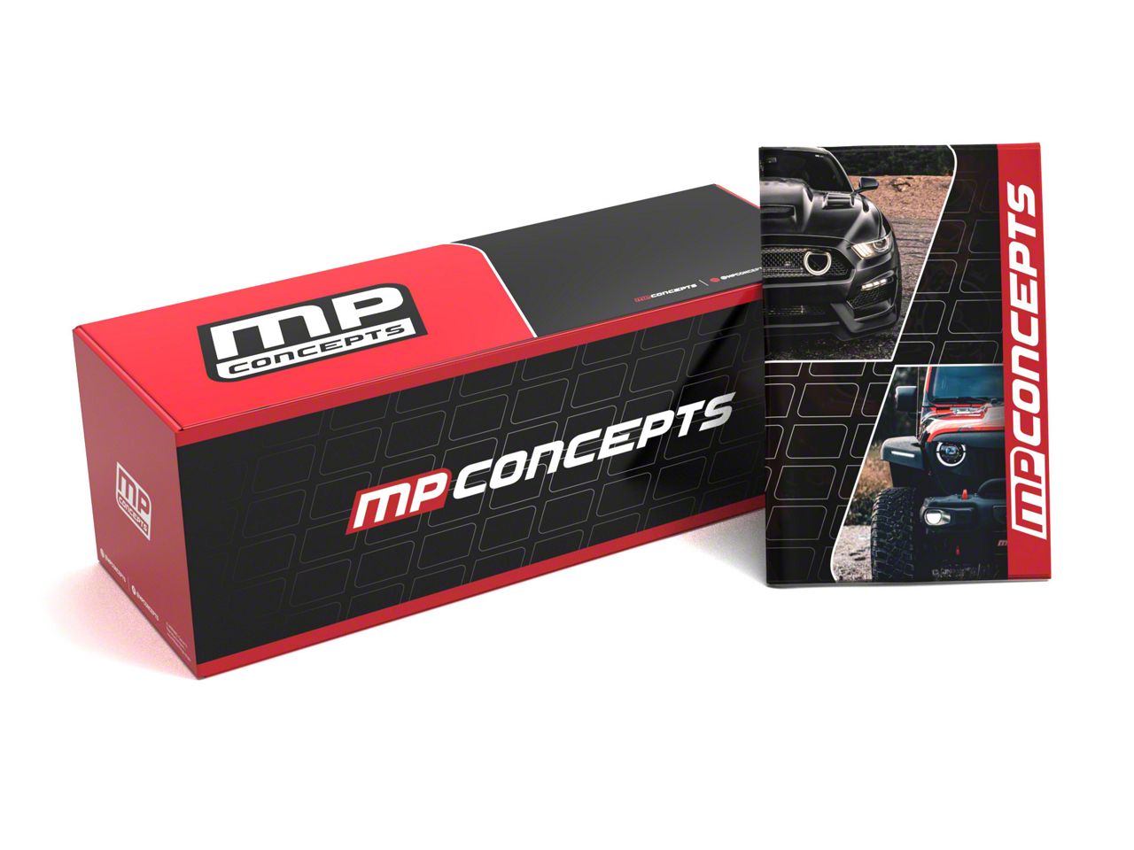 MP Concepts Charger Rear Window Louvers; Matte Black CR5196-99 (11