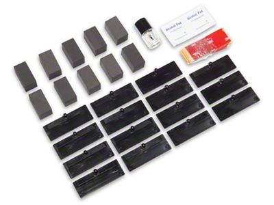 MP Concepts Replacement Rear Window Louvers Hardware Kit for CR5196-99 Only (11-23 Charger)