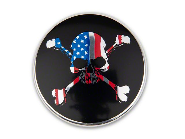 MP Concepts Center Caps for Factory Wheels; American Skull (15-24 Mustang)
