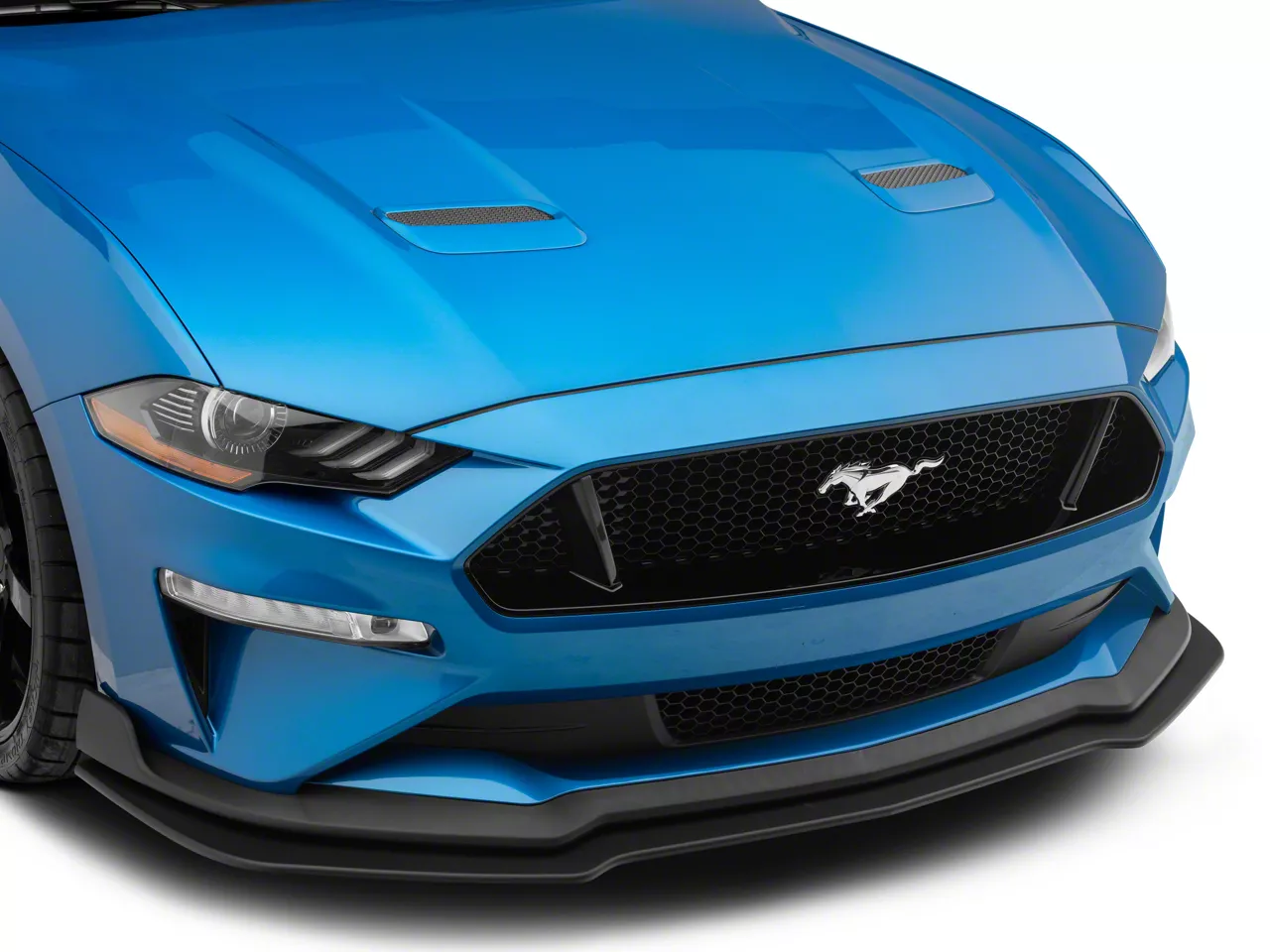 【SPERONE】Fox Leather Wide Neck Mustang MP Concepts Mustang Chin Spoiler 407847 (18-23 Mustang GT w