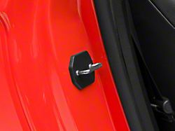 MP Concepts Door Striker Cover Set; Black (15-24 Mustang)