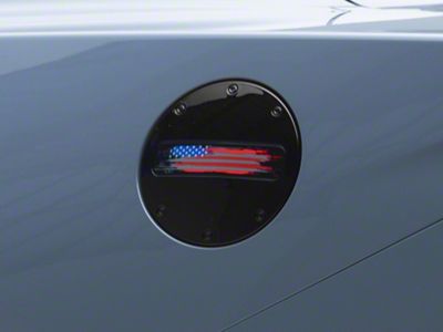 MP Concepts Fuel Door with USA Distressed Flag (24-25 Mustang)