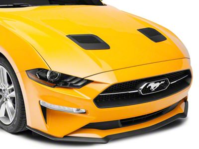 MP Concepts Hood Vents; Matte Black (18-23 Mustang GT, EcoBoost)