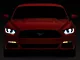 MP Concepts Monster LED Headlights; Black Housing; Clear Lens (15-17 Mustang; 18-22 Mustang GT350, GT500)