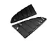MP Concepts Quarter Window Louvers; Gloss Black (15-23 Mustang Fastback)