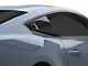 MP Concepts Quarter Window Scoops; Gloss Black (2024 Mustang Fastback)