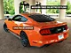MP Concepts Rear Window Louvers; Matte Black (15-24 Mustang Fastback)