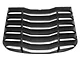 MP Concepts Rear Window Louvers; Matte Black (15-24 Mustang Fastback)