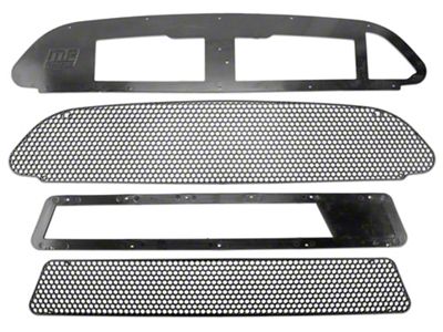 MP Concepts Replacement GT500 Style Front Bumper Grilles for 408766 Only (15-17 Mustang GT, EcoBoost, V6)