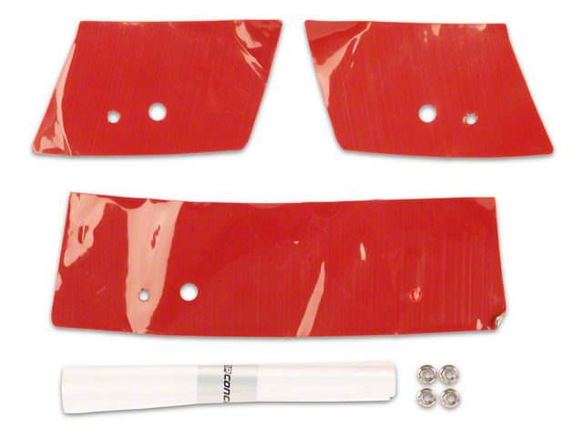MP Concepts Replacement GT500 Style Rear Spoiler Hardware Kit for 408638 Only (15-23 Mustang Fastback)