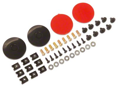 MP Concepts Replacement Hood Hardware Kit for 408767 Only (15-17 Mustang GT, EcoBoost, V6)