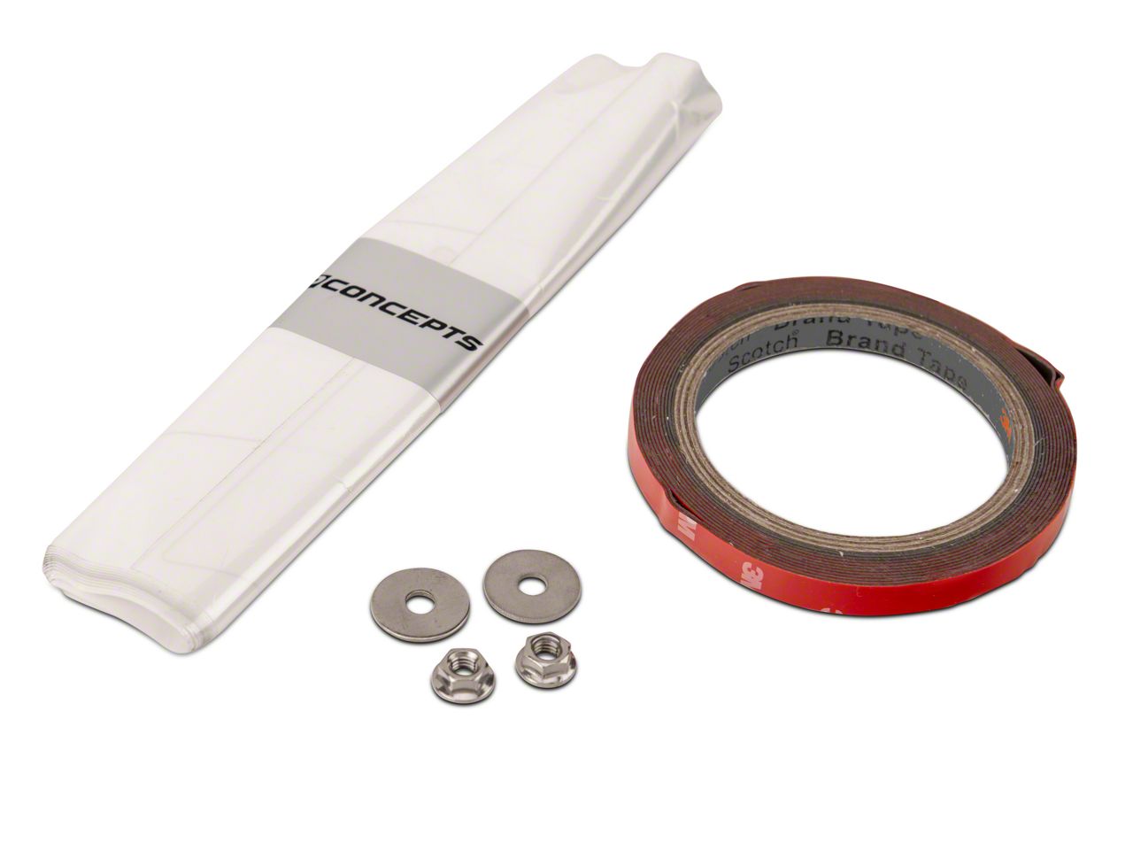 MP Concepts Mustang Replacement Rear Spoiler Hardware Kit for 405752