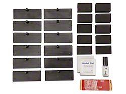MP Concepts Replacement Window Louvers Hardware Kit for 406682 Only (15-23 Mustang Fastback)