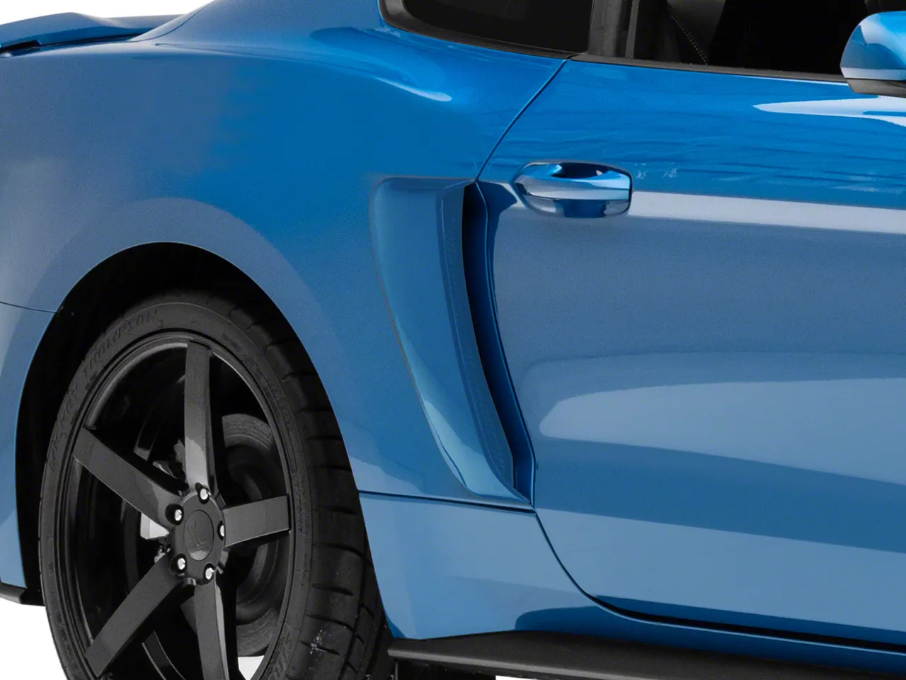 MP Concepts Mustang Side Scoops with Inserts; Unpainted 408853 (1523