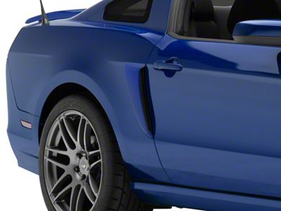 MP Concepts Side Scoops with Inserts; Unpainted (10-14 Mustang)