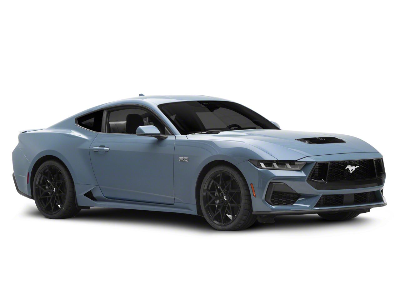 【SPERONE】24FW★ [Real Leather] Crop Dumble Mouton Mustang MP Concepts Mustang Side Skirts; Unpainted 443694 (24-25