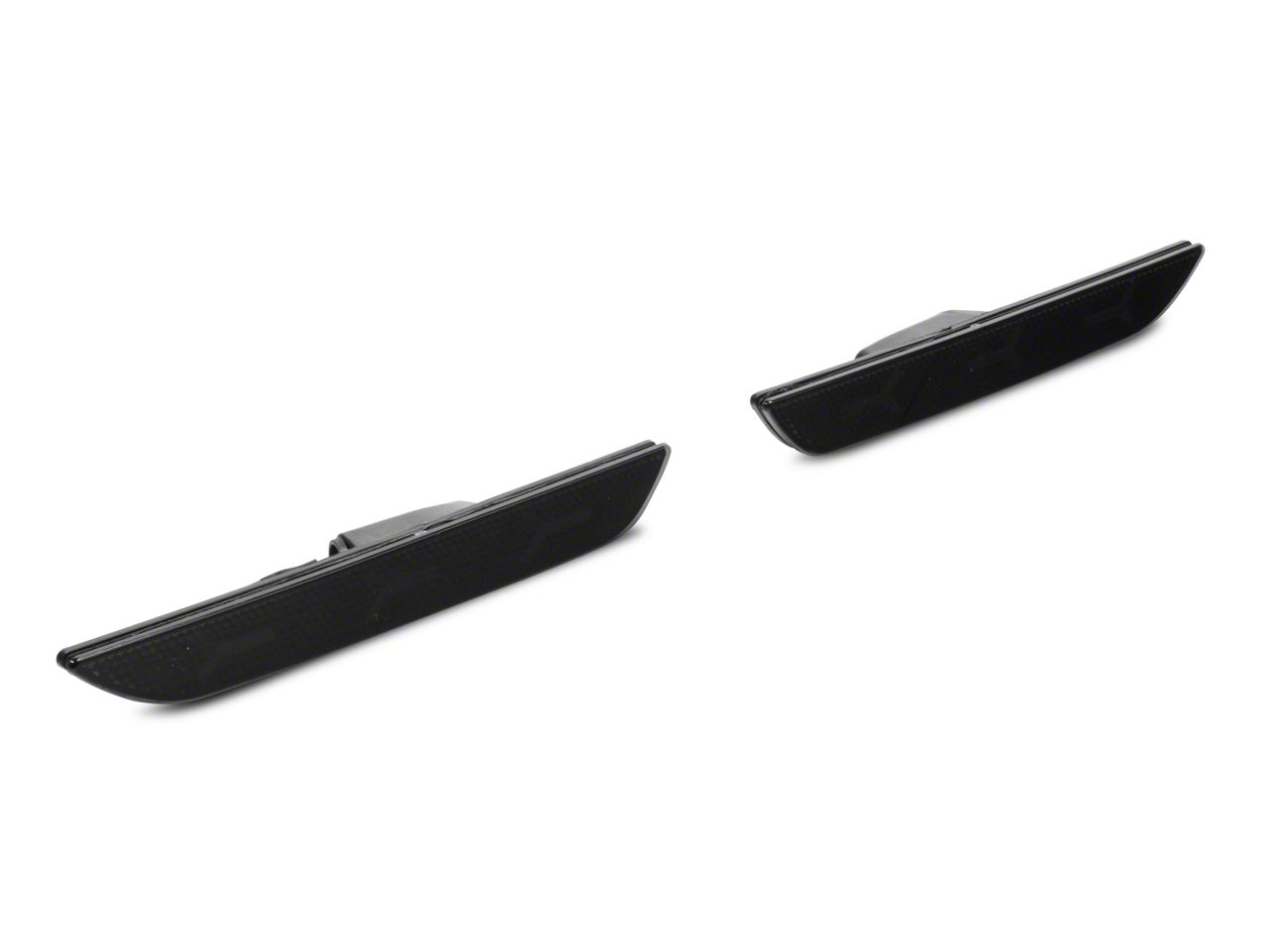 Clear Lens LED Rear Side Marker Lamps W/ Red LED Lights For 2015-23 Ford Mustang - View #9