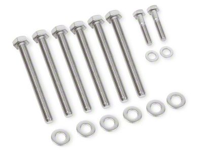 Mr. Gasket Water Pump Bolt Set; Stainless Steel (10-15 V8 Camaro)