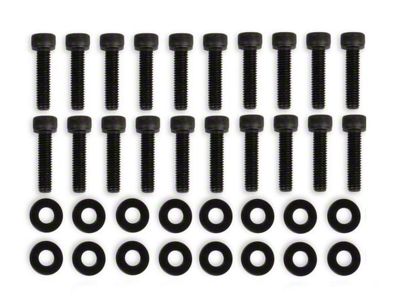 Mr. Gasket Replacement Fabricated Valve Cover Hardware; Black (08-23 V8 HEMI Challenger)