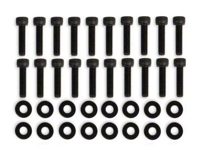 Mr. Gasket Replacement Fabricated Valve Cover Hardware; Black (06-23 V8 HEMI Charger)