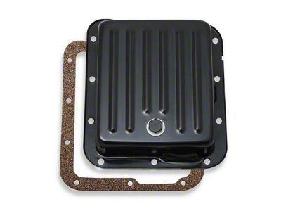 Mr. Gasket C4 Transmission Oil Pan; Black (79-81 Mustang)