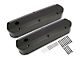 Mr. Gasket Fabricated Aluminum Valve Covers; Black (79-85 5.0L Mustang)
