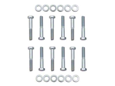 Mr. Gasket Intake Manifold Bolt Set; Zinc (79-95 V8 Mustang)