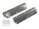 Mr. Gasket Tapered Edge Fabricated Aluminum Valve Covers; Silver (79-85 5.0L Mustang)