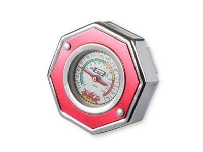 Mr. Gasket Thermocap Radiator Cap; 13 PSI; Red (79-93 Mustang)