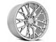 MRR GF5 Silver Machined Wheel; 20x10 (10-14 Mustang)