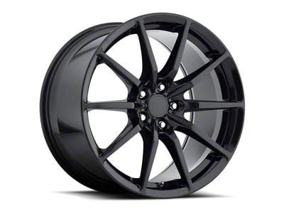 MRR M350 Gloss Black Wheel; 19x10 (15-23 Mustang GT, EcoBoost, V6)