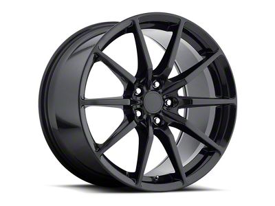 MRR M350 Gloss Black Wheel; Rear Only; 19x11 (15-23 Mustang GT, EcoBoost, V6)